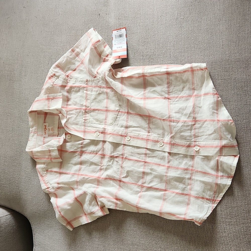 NWT: Cat & Jack Button Down Shirt
